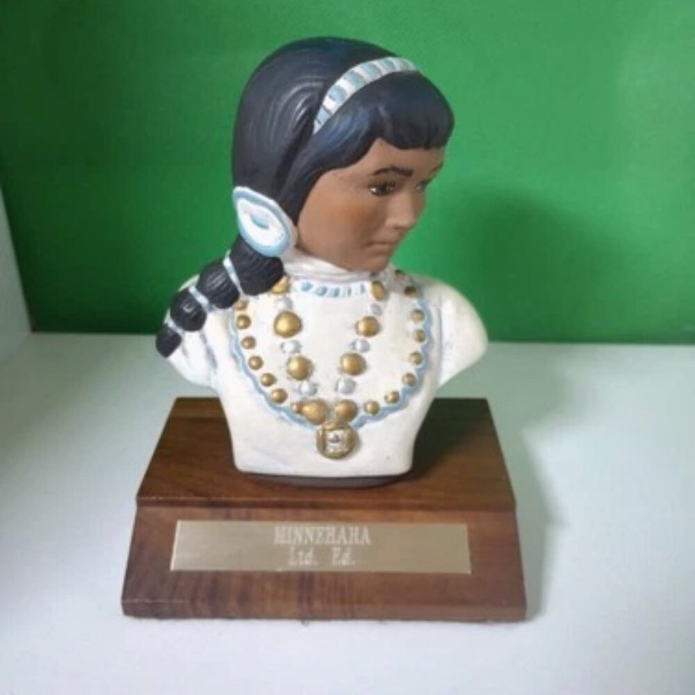 Native American Statuary Minnehaha Ltd Ed Casa de Gomez Studio New Mexico